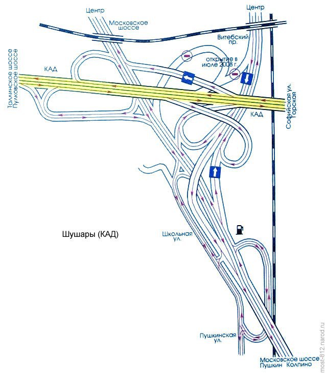 Развязки кад санкт петербурга санкт петербург схема